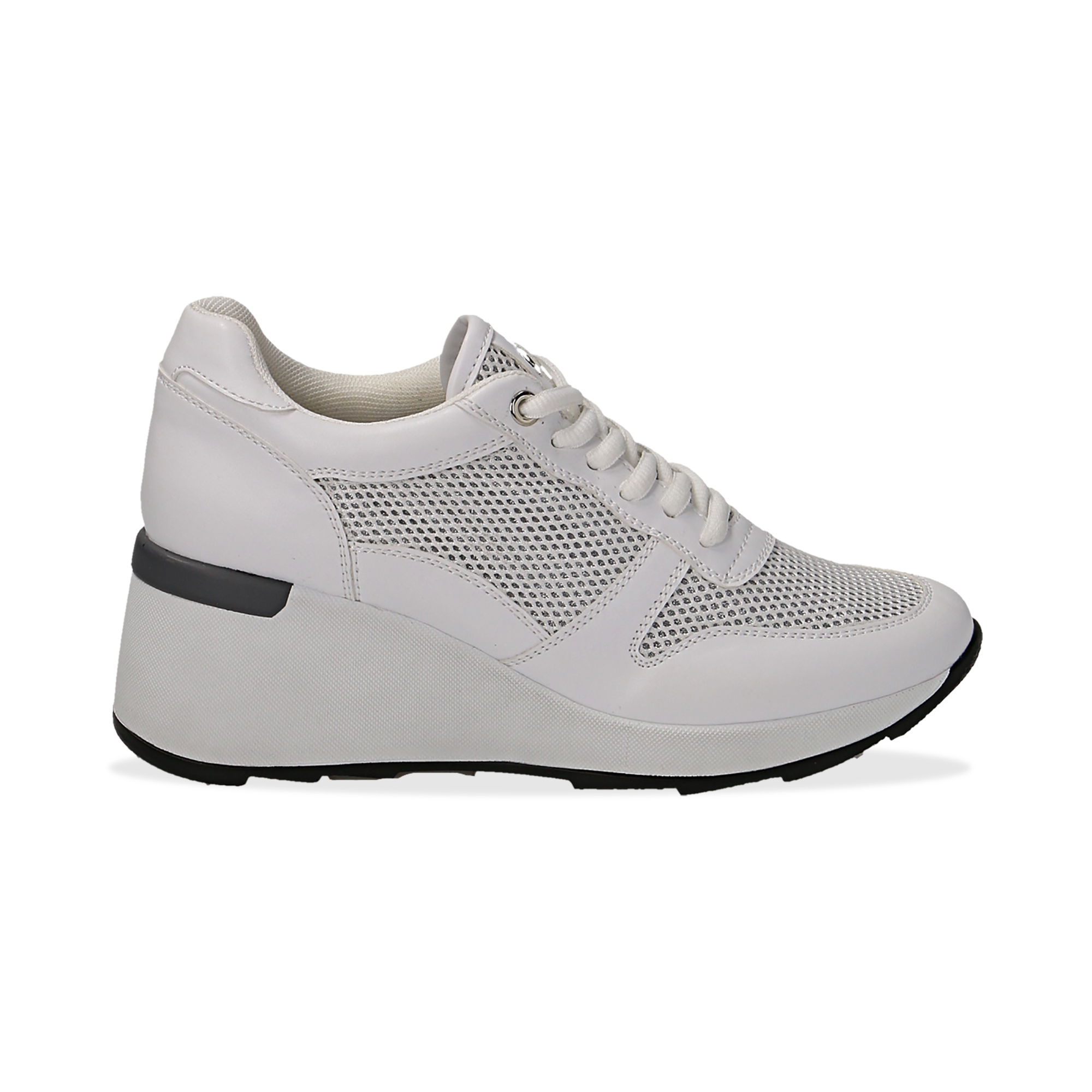 Sneakers bianche zeppa clearance