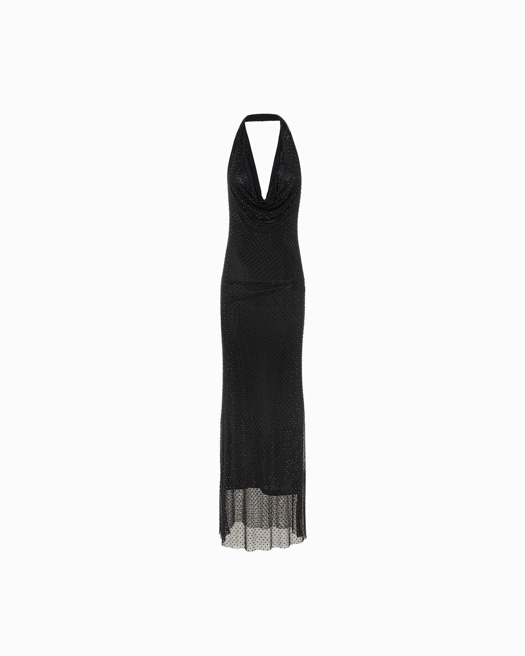 Vestito nero con pietre