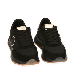 Sneakers en lycra noir , Primadonna, 200625103LYNERO035, 002a