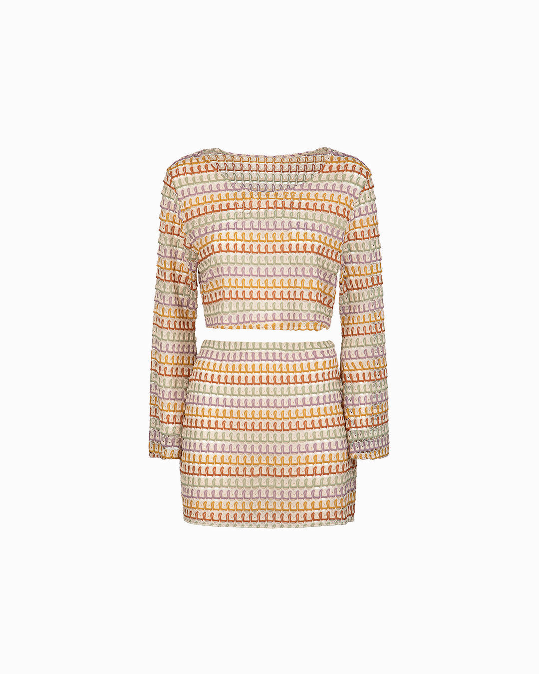 Coordinato mare multicolor arancio