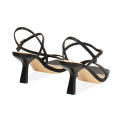 Sandalia con tacón mujer negro moderno, Primadonna, 252137807EPNERO035, 004 preview