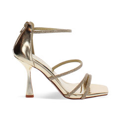 Sandales dor&eacute;es avec talon de 9,5 cm, Primadonna, 274912910LPOROG035, 001 preview