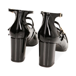 Décolleté nere in vernice, tacco 8 cm, Primadonna, 224912907VENERO035, 003 preview