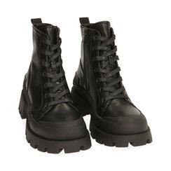 Botas militares gruesos negros , Primadonna, 203013201EPNERO035, 002 preview