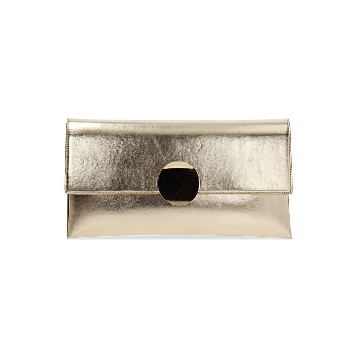 Pochette dor&eacute;e avec bandouli&egrave;re amovible, Primadonna, 275130211LMOROGUNI