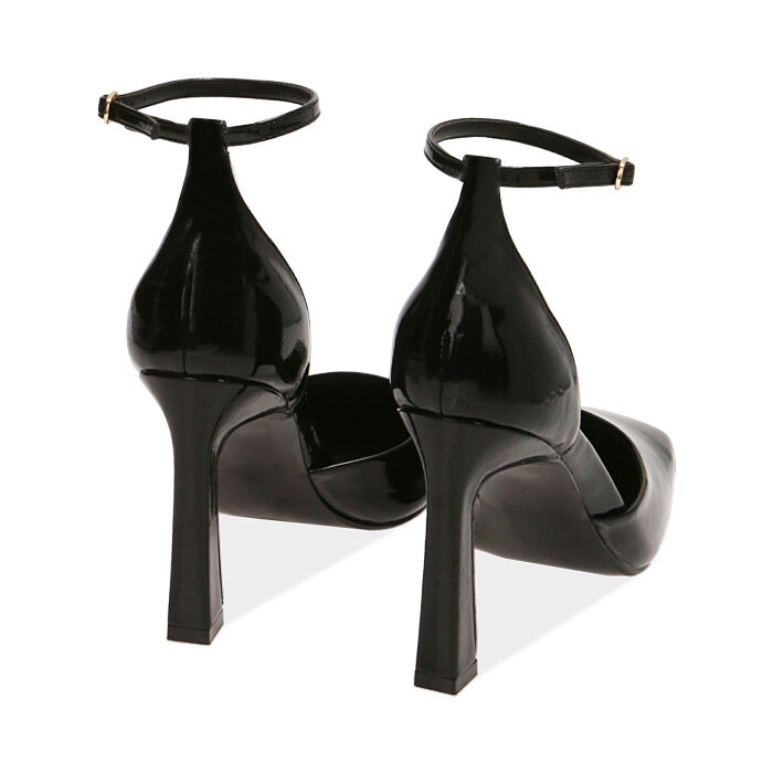 Décolleté da donna nere in naplak, tacco 9,5 cm | Primadonna Collection