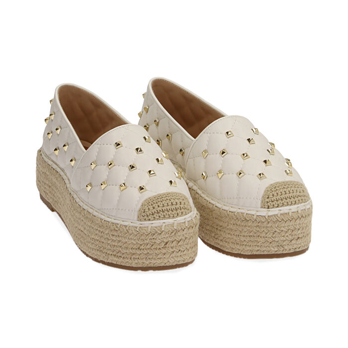 Espadrillas platform bianche - Stileo.it