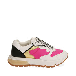 Sneakers blanc/fuchsia, Primadonna, 190623902EPBIFU035, 001a