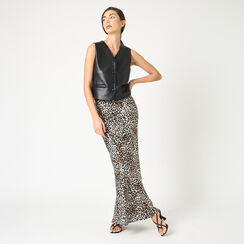 Gilet donna nero, 256503624EPNEROM, 002a