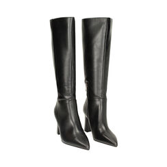 Stivale nero, tacco 9 cm, Primadonna, 242150202EPNERO035, 002 preview