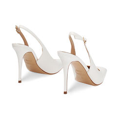 D&eacute;collet&eacute; bianche tacco 10 cm, Primadonna, 272130641EPBIAN035, 004 preview