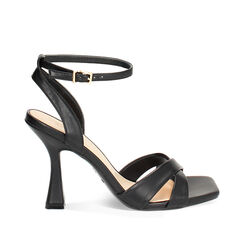 Sandale à talon femme noir avec bracelet, Primadonna, 252101906EPNERO035, 001a