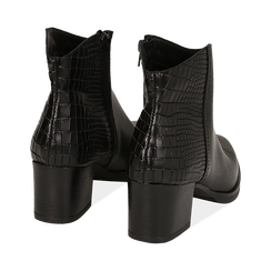 Camperos neri in pelle, tacco 6 cm , Stivaletti, 141612965PENERO036, 004 preview