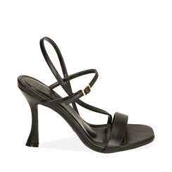 ZAPATOS SANDALIA SINTETICO NERO, Primadonna, 212110712EPNERO036, 001a