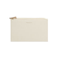 Portefeuille femme crème à fermeture éclair, Primadonna, 255101005EPPANNUNI, 001 preview