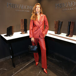 Veste rouge en matériau synthétique au design moderne, Primadonna, 266541203EPROSSL, 002a