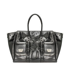 Borsa a spalla nera con tracolla removibile, Primadonna, 26M741610EPNEROUNI, 001a