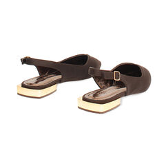 Bailarinas destalonada marr&oacute;n oscuro elegante, Zapatos, 274946666LYMORO035, 004 preview