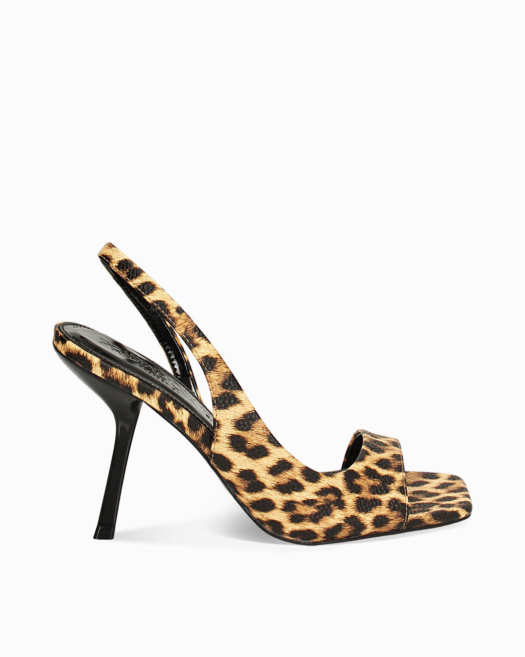 Sandalo donna leopardati fashion, tacco 9,5 cm