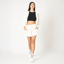 Shorts de mujer crema en tejido, Primadonna, 25L200119TSPANNL, 002a