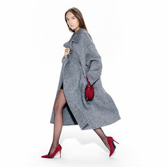 Manteau gris en tissu avec des détails sophistiqués, Primadonna, 261950802TSGRIGM, 002a