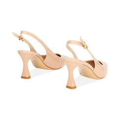 Décolleté slingback donna nude, tacco 7,5 cm, Primadonna, 252141101VENUDE036, 004 preview