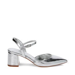 CALZATURA DECO. SLINGBACK LAMINATO ARGE, Primadonna, 232121503LMARGE036, 001a