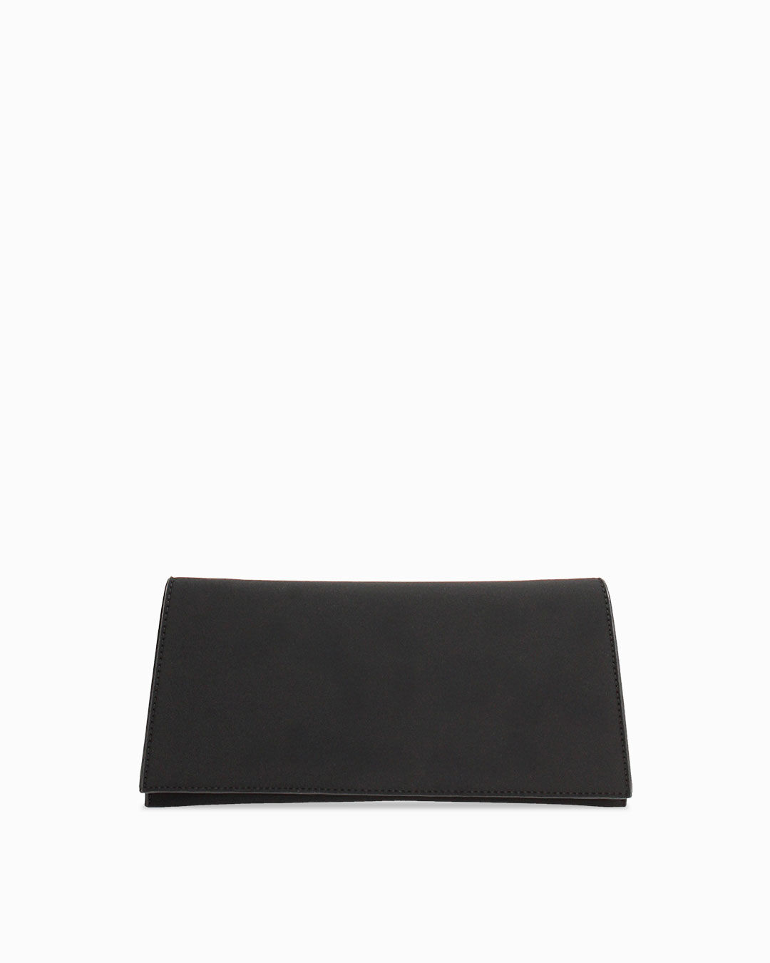 Pochette nera con tracolla removibile