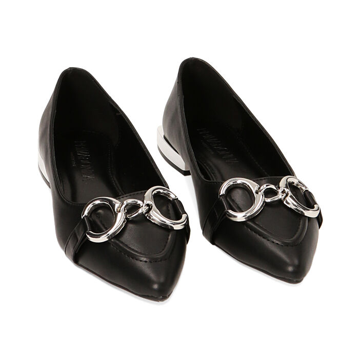 Ballerine donna nere con fibbia Primadonna Collection