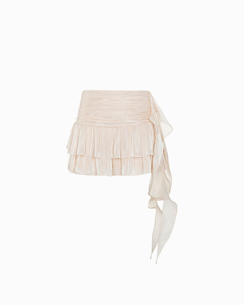 VETEMENTS JUPE TISSU PANN, CREAM