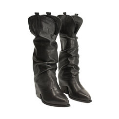 Bota en piel lavada negra elegante, Primadonna, 271020644PANERO036, 002 preview