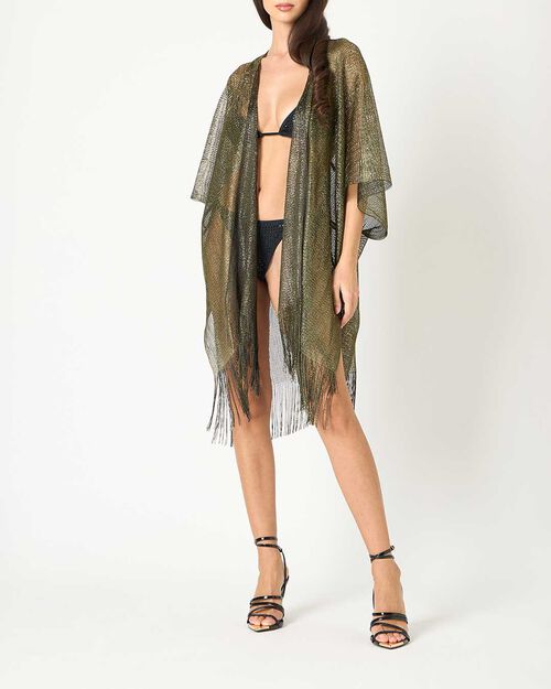 ABBIGLIAMENTO PONCHO TESSUTO VERD, 