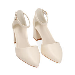 Décolleté panna, tacco 6 cm, Primadonna, 214942231EPPANN035, 002 preview