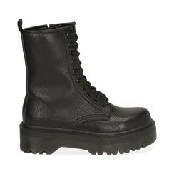 Anfibi neri bottalati, Primadonna, 162831293ELNERO035, 001a