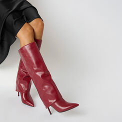Stivali cherry con tacco 10,7 cm da donna, Primadonna, 262102023EPCHER035, 002a