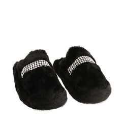 CALZATURA PANTOFOLE FUR NERO, Primadonna, 224702213FUNERO035, 002a