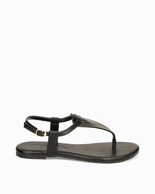 WOMEN SHOES FLAT SYNTHETIC NERO, BLACK