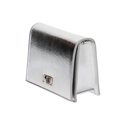 Mini bag argento in laminato, Primadonna, 245126053LMARGEUNI, 002 preview