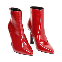 Tronchetto rosso verniciato, tacco 9,5 cm, Primadonna, 242159748VEROSS035, 002 preview