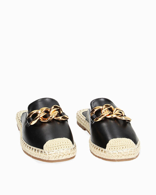 WOMEN SHOES SABOT SYNTHETIC NERO, BLACK