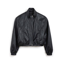 Giubbino bomber nero da donna, Primadonna, 262568807EPNEROL, 001 preview