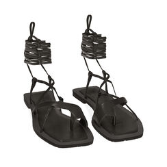 ZAPATOS FLAT ECO-PIEL NERO, Zapatos, 194991501EPNERO036, 002a