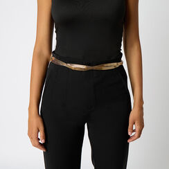 Ceinture en métal doré avec détails, Primadonna, 26B400807MTOROGUNI, 002a