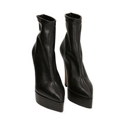 Ankle boots neri platform, tacco 12,5 cm, Primadonna, 21N218612EPNERO036, 002 preview