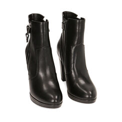 WOMEN SHOES DEMI-BOOT SYNTHETIC NERO, Primadonna, 220619019EPNERO039, 002a
