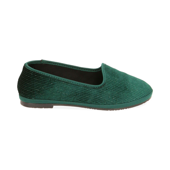 Slippers donna verdi in velluto Primadonna Collection