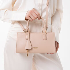 Mini sac beige avec bandouli&egrave;re amovible, Primadonna, 275130181EPBEIGUNI, 002a