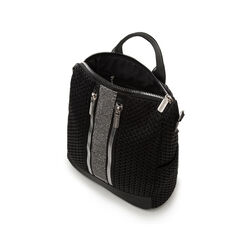 Zaino nero in tessuto, Primadonna, 245786287TSNEROUNI, 004 preview