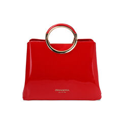 Bolso de mano mujer rojo en charol, Primadonna, 252323636VEROSSUNI, 001 preview