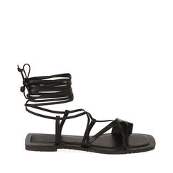 ZAPATOS FLAT ECO-PIEL NERO, Zapatos, 194991501EPNERO036, 001a